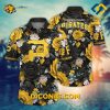MLB Pittsburgh Pirates Hawaiian Shirt Custom Bold Floral Burst