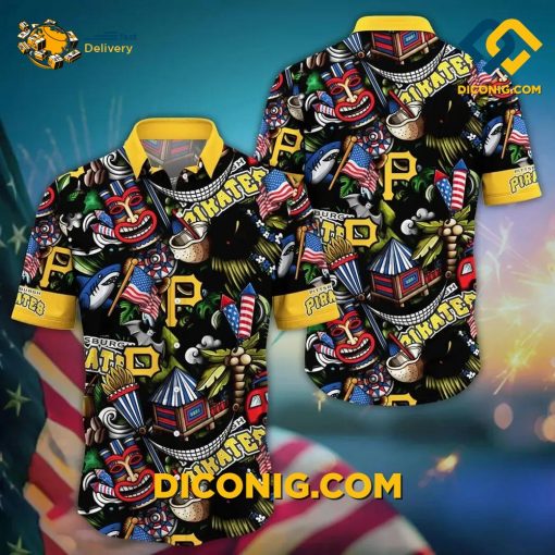 MLB Pittsburgh Pirates Hawaiian Shirt Custom Carnival Fun
