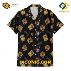 pittsburgh pirates hawaiian shirt classic logo collage