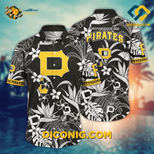 MLB Pittsburgh Pirates Hawaiian Shirt Custom Jungle Floral