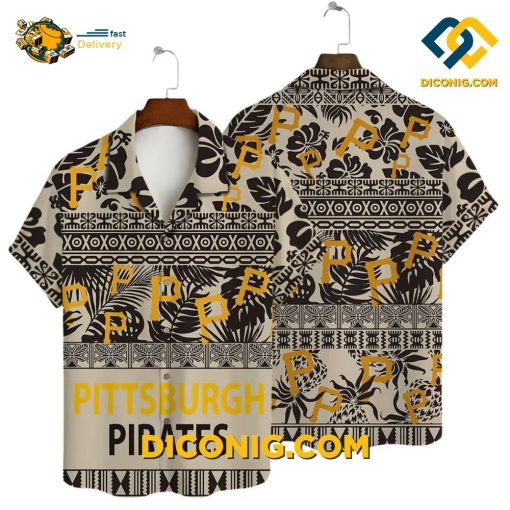 MLB Pittsburgh Pirates Hawaiian Shirt Custom Polynesian Vibes