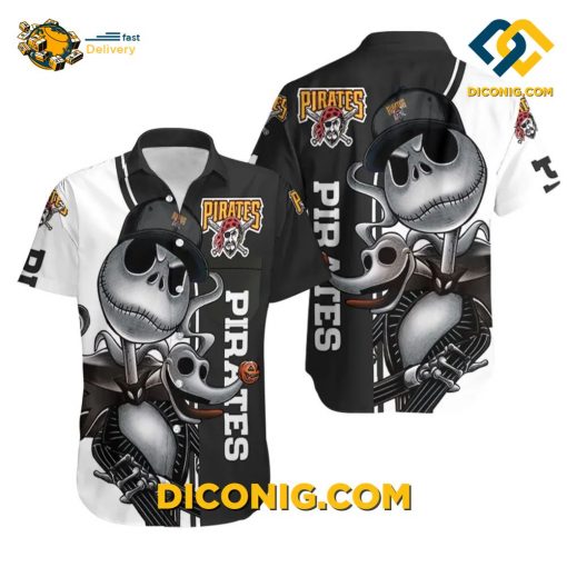 MLB Pittsburgh Pirates Hawaiian Shirt Custom Skeleton Spirit