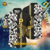 MLB Pittsburgh Pirates Hawaiian Shirt Custom Tropical Hibiscus Stripe