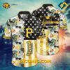 MLB Pittsburgh Pirates Hawaiian Shirt Custom Tropical Island Stripe