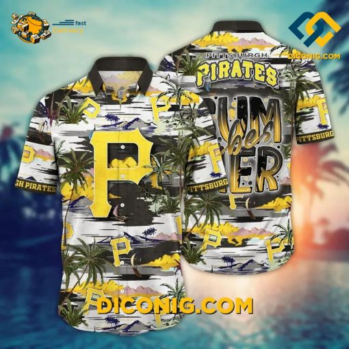 MLB Pittsburgh Pirates Hawaiian Shirt Custom Tropical Summer Vibes