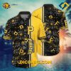 MLB Pittsburgh Pirates Hawaiian Shirt Custom Yellow Stripe Floral