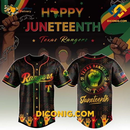 Rangers Juneteenth Freedom Baseball Jersey