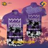 NBA Sacramento Kings Hawaiian Shirt Custom Palm Paradise