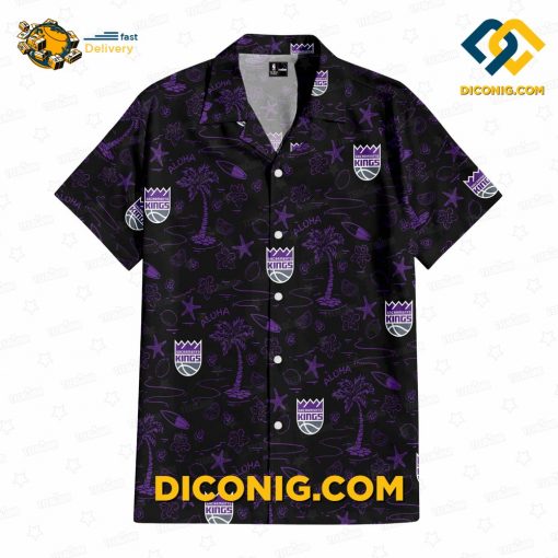 NBA Sacramento Kings Hawaiian Shirt Custom Tropical Breeze