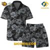 NBA San Antonio Spurs Hawaiian Shirt Custom Black Floral