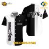 NBA San Antonio Spurs Hawaiian Shirt Custom Black White Name