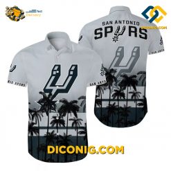 NBA San Antonio Spurs Hawaiian Shirt Custom Palm Beach Breeze