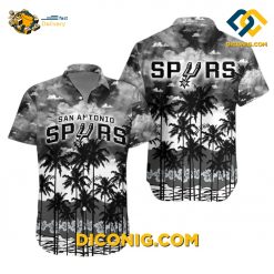 NBA San Antonio Spurs Hawaiian Shirt Custom Tropical Sunset