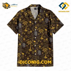 san diego padres hawaiian shirt circle aloha paradise