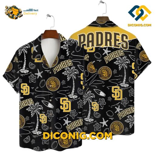 MLB San Diego Padres Hawaiian Shirt Custom Coastal Icons
