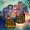 MLB San Diego Padres Hawaiian Shirt Custom Fireworks Freedom