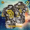 MLB San Diego Padres Hawaiian Shirt Custom Monochrome Oasis