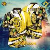 MLB San Diego Padres Hawaiian Shirt Custom Pineapple Wave