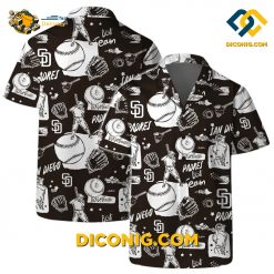 san diego padres hawaiian shirt sketch play