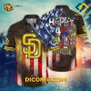 MLB San Diego Padres Hawaiian Shirt Custom Stars & Stripes Celebration