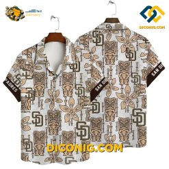 san diego padres hawaiian shirt tiki tropics