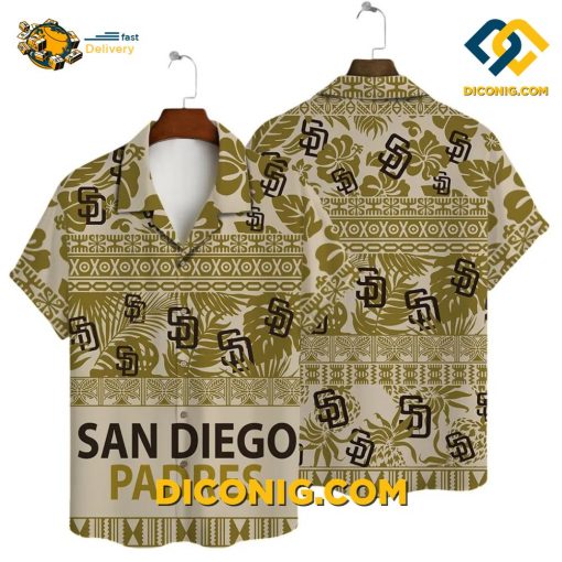 MLB San Diego Padres Hawaiian Shirt Custom Tribal Breeze