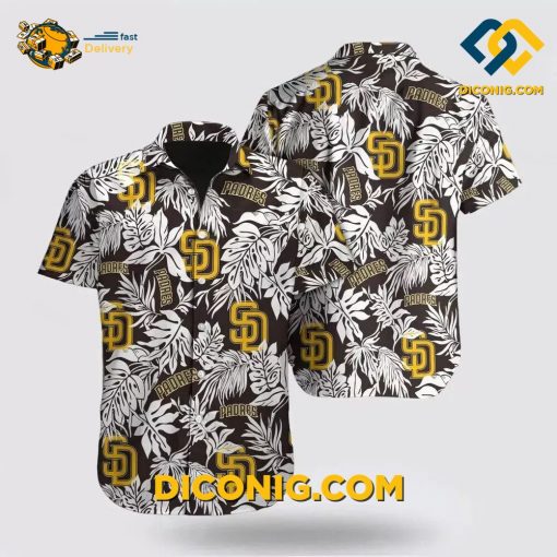 MLB San Diego Padres Hawaiian Shirt Custom Tropical Jungle