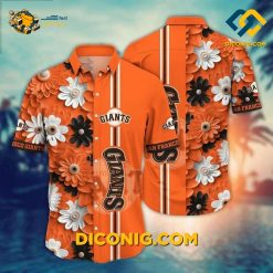 MLB San Francisco Giants Hawaiian Shirt Custom Bold Floral