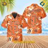 MLB San Francisco Giants Hawaiian Shirt Custom Bold Logo Hibiscus