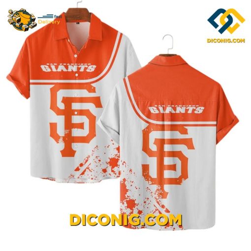 MLB San Francisco Giants Hawaiian Shirt Custom Classic Bold Logo