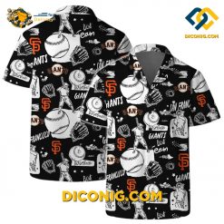 MLB San Francisco Giants Hawaiian Shirt Custom Doodle Baseball