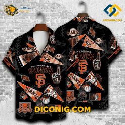 MLB San Francisco Giants Hawaiian Shirt Custom Fan Patch Collage