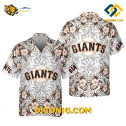 MLB San Francisco Giants Hawaiian Shirt Custom Floral Fade