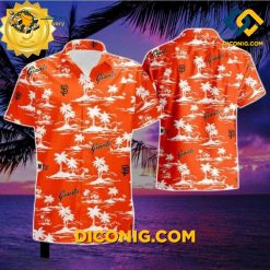 MLB San Francisco Giants Hawaiian Shirt Custom Island Palm