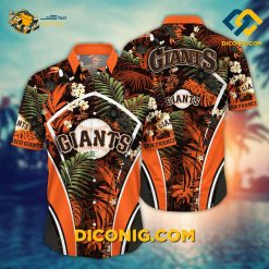 MLB San Francisco Giants Hawaiian Shirt Custom Jungle Floral