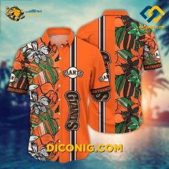 MLB San Francisco Giants Hawaiian Shirt Custom Jungle Leaf