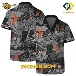 MLB San Francisco Giants Hawaiian Shirt Custom Patchwork Heritage