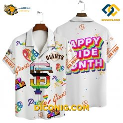 MLB San Francisco Giants Hawaiian Shirt Custom Pride Celebration