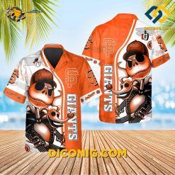 MLB San Francisco Giants Hawaiian Shirt Custom Skeleton Spirit