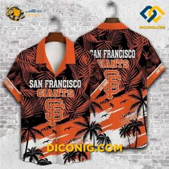 MLB San Francisco Giants Hawaiian Shirt Custom Sunset Silhouette