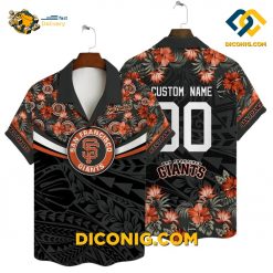 MLB San Francisco Giants Hawaiian Shirt Custom Tribal Floral