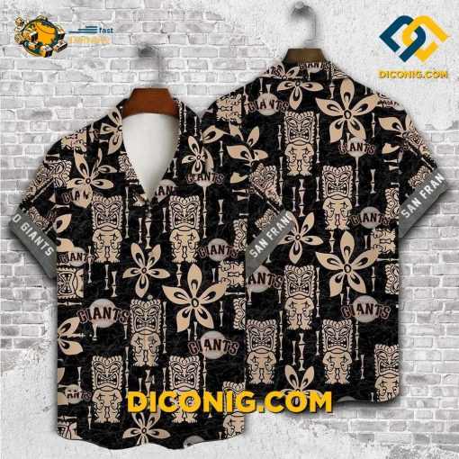 MLB San Francisco Giants Hawaiian Shirt Custom Tribal Tiki