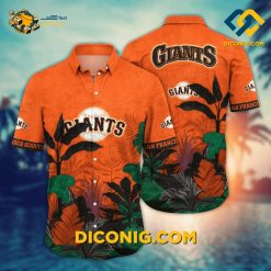 MLB San Francisco Giants Hawaiian Shirt Custom Tropical Escape