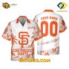 MLB San Francisco Giants Hawaiian Shirt Custom Tropical Hibiscus