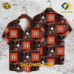 MLB San Francisco Giants Hawaiian Shirt Custom Vintage Grid
