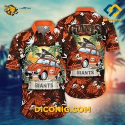 MLB San Francisco Giants Hawaiian Shirt Custom Vintage Surf Woody