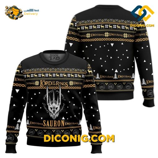 Sauron Christmas Ugly Sweater The Lord of the Rings