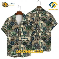 MLB Seattle Mariners Hawaiian Shirt Custom Aloha Waves