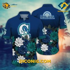 MLB Seattle Mariners Hawaiian Shirt Custom Coastal Vibes