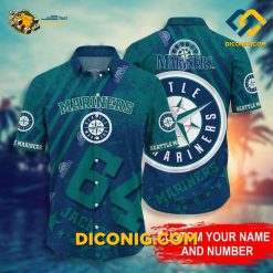 MLB Seattle Mariners Hawaiian Shirt Custom Coastal Wave